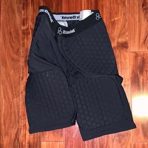 McDavid padded basketball shorts